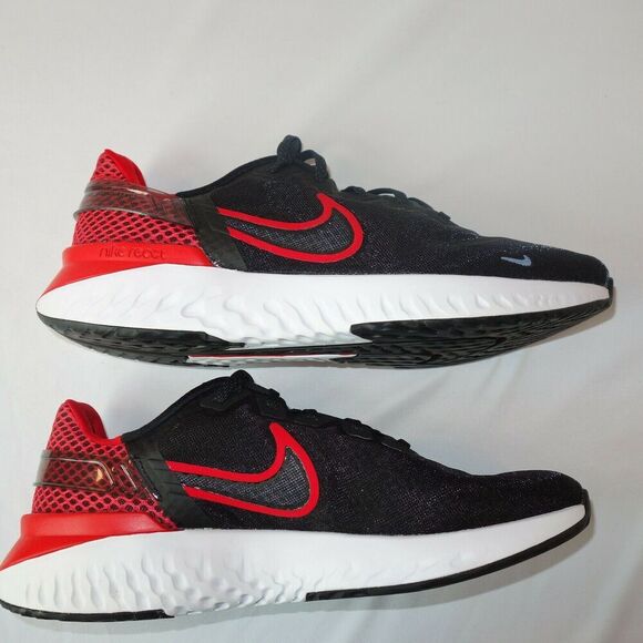 New Nike Men\'s 10 Legend React 3 Black/University Red Running Shoes CK2563-005